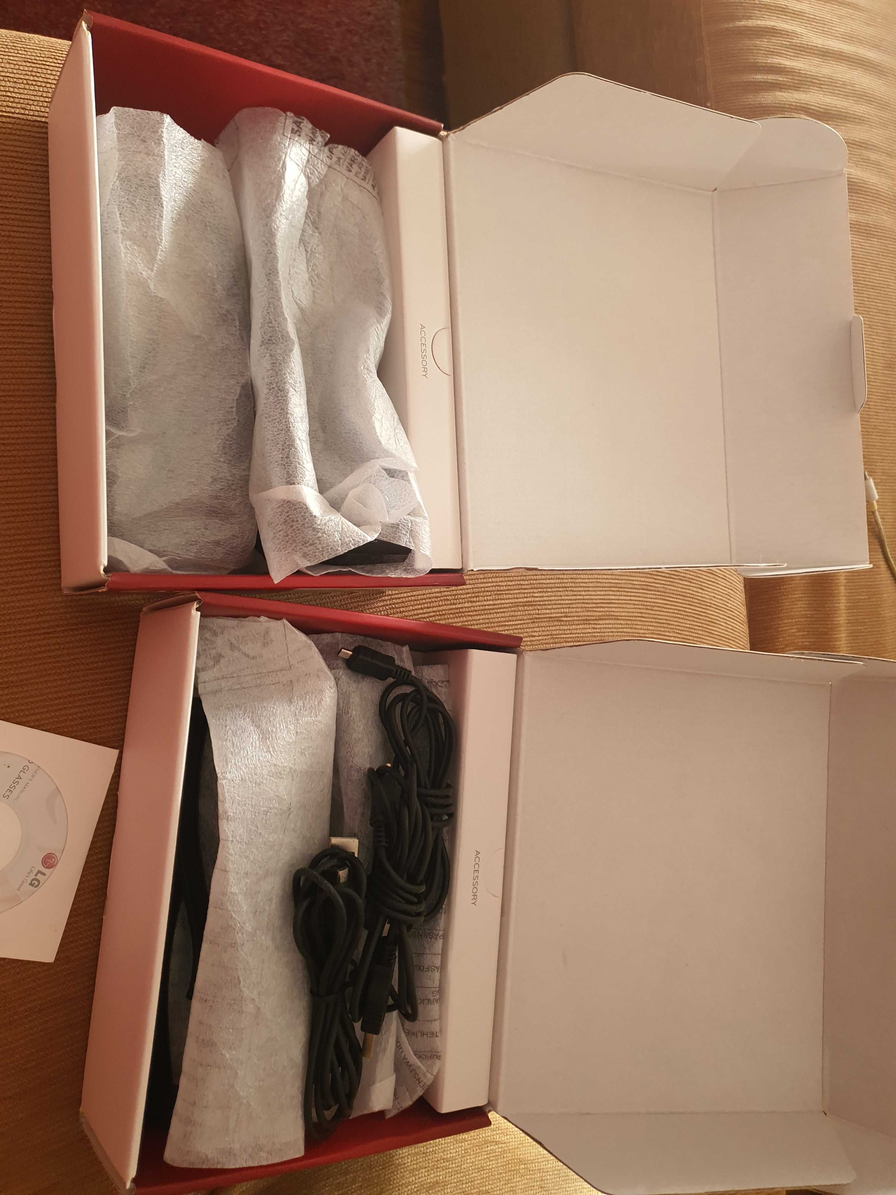 5 pares de óculos LG 3D modelo AG-100
