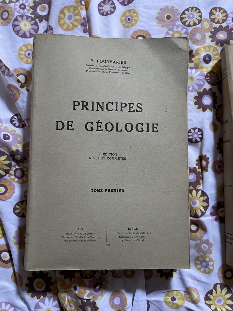 Principes de Geologie - P Fourmarier