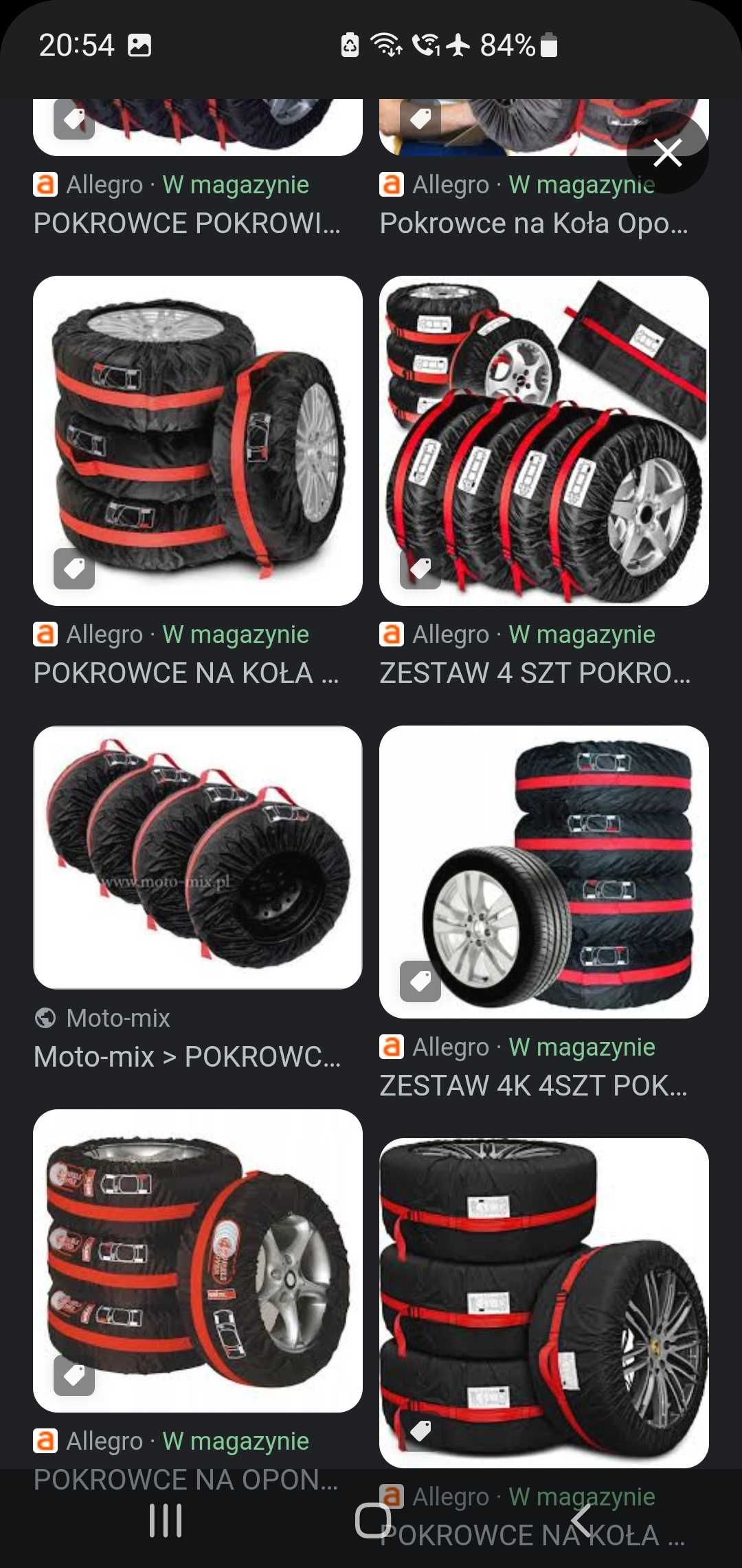 Pokrowiec na opony od 13 do 16 cali