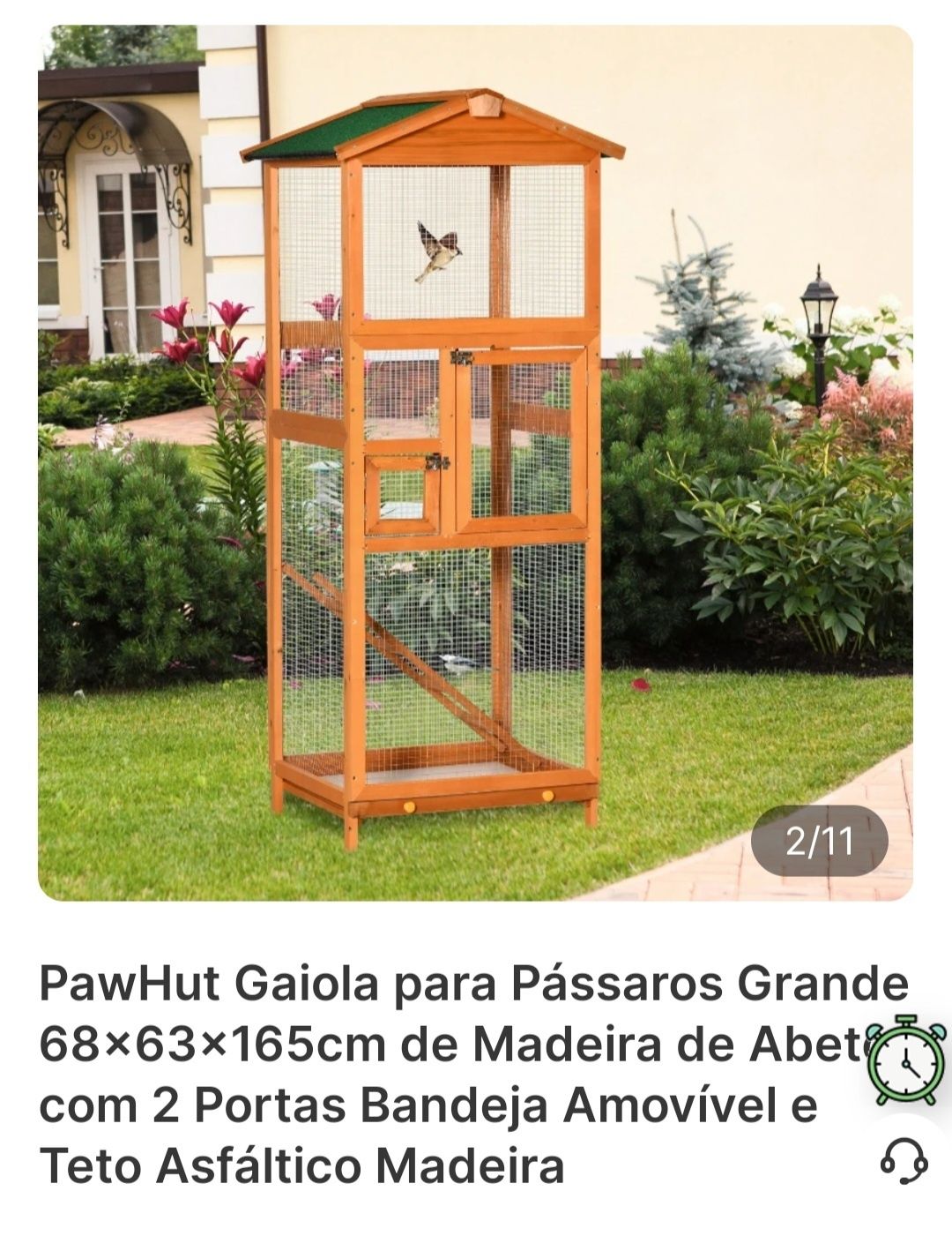 Gaiola grande para pássaros