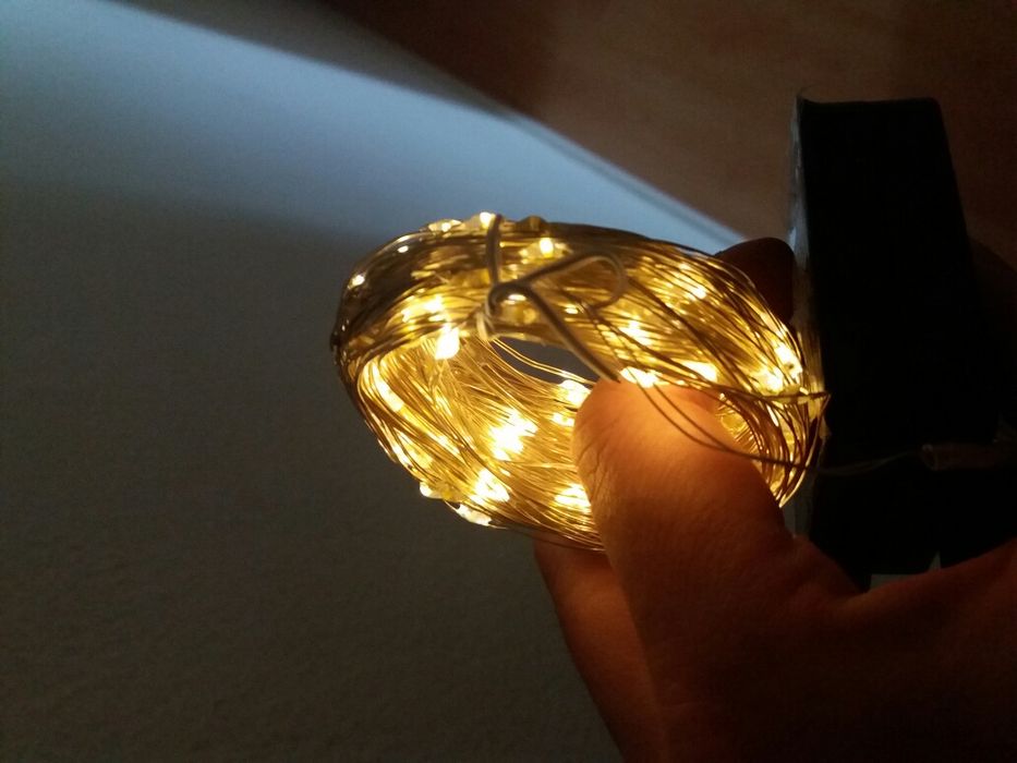 Candeeiro de Fio de luzes solar 20 metro 200 leds