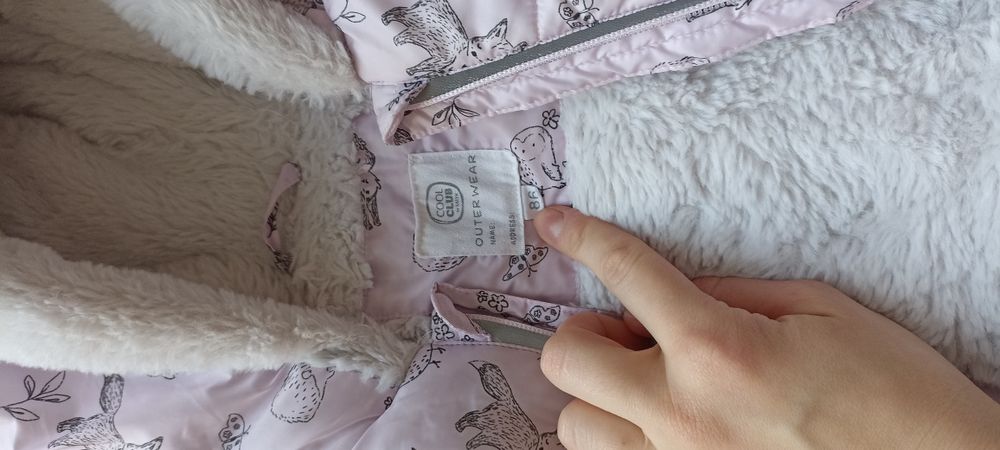 Kombinezon zimowy dla dziewczynki