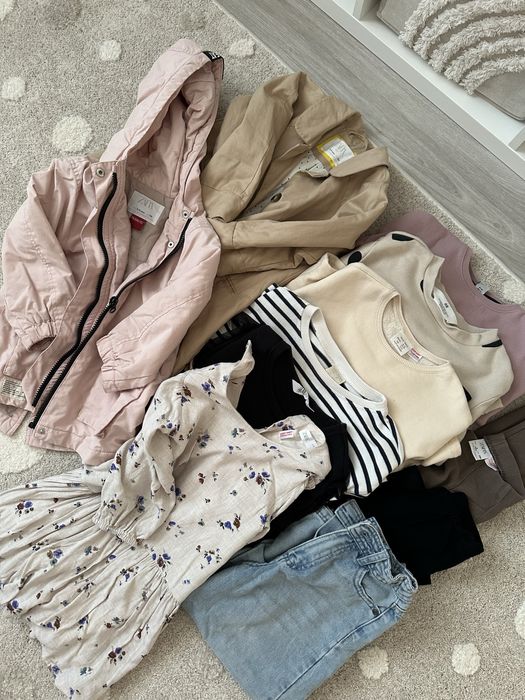Paczka ubrabek zara h&m 104 Wiosna