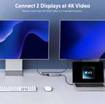 HyperDrive Dual 4K HDMI to USB-C Adapter (for MacBook M1, M2, and M3)