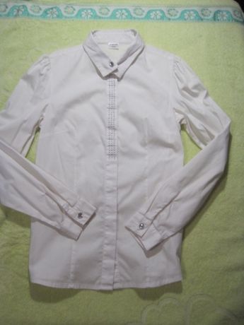 Фирменные школьные блузочки для девочки, р. 9-12 лет.