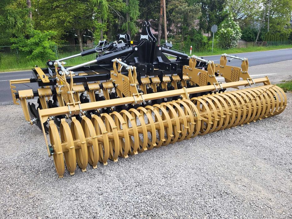 brona talerzowa hydrauliczna JANPOL SHREK 4m 560 talerz daszek 600