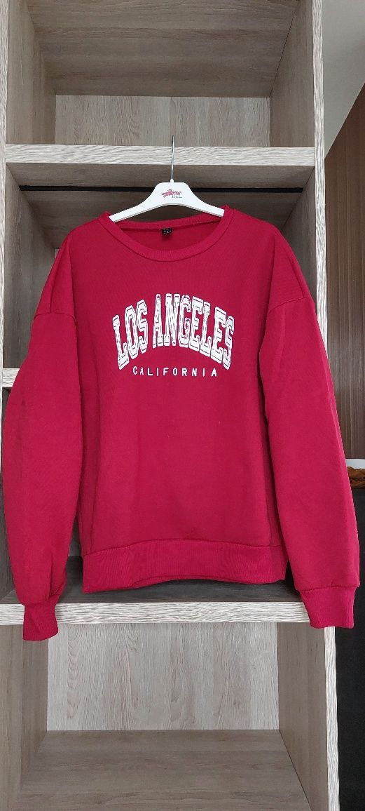 SHEIN Czerwona bluza LOS ANGELES Rozm. M / L