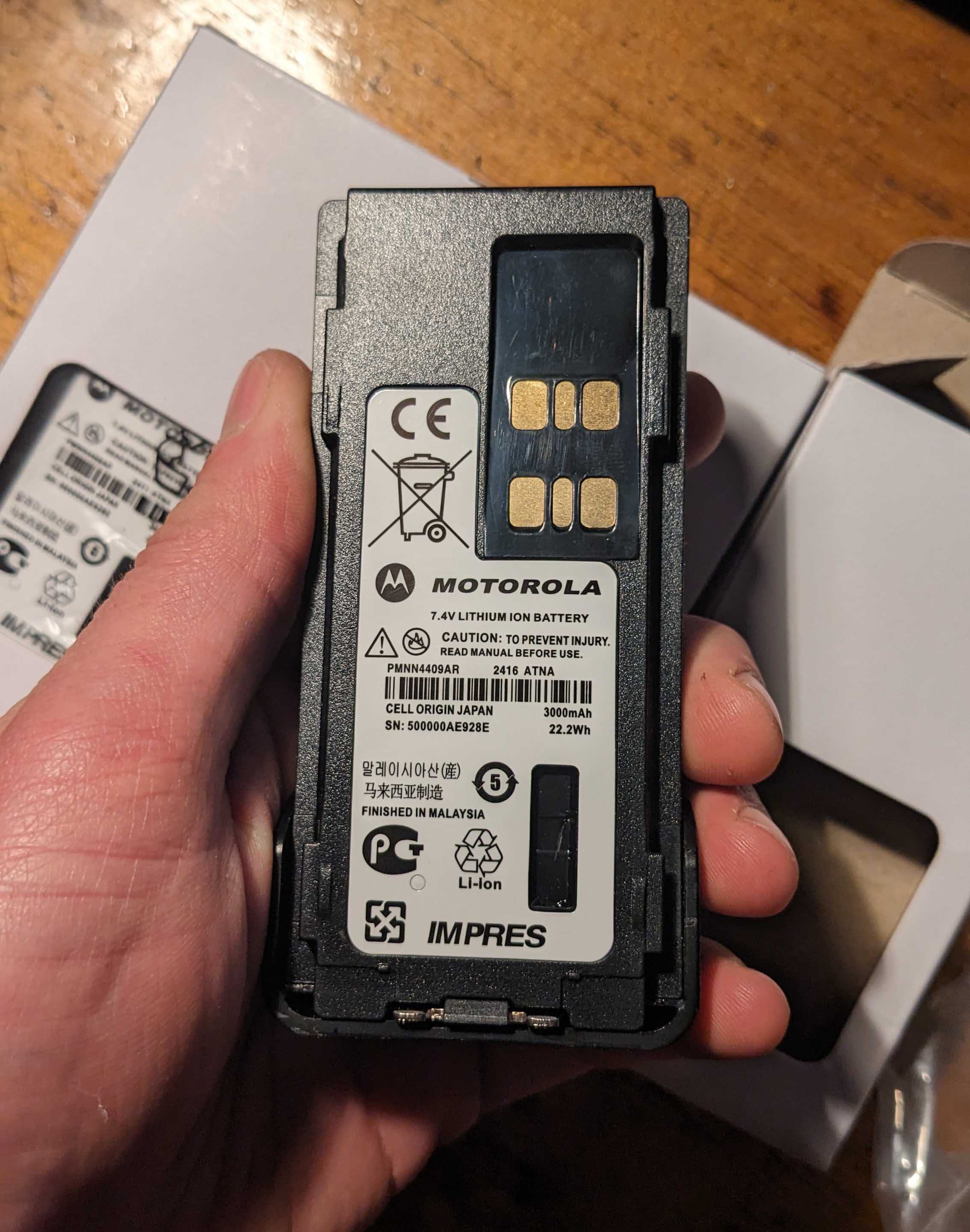 Аккумулятор радиостанции Motorola DP 4401