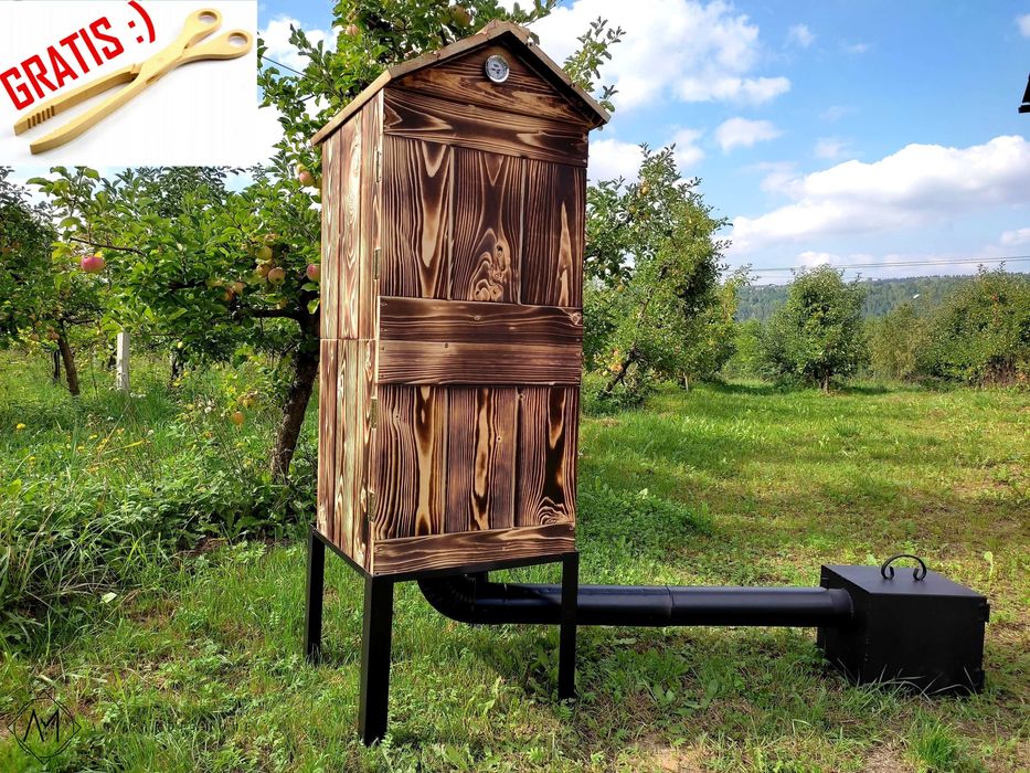 Wędzarnia + Kompletny osprzęt - 2 KOMORY, PALENISKO,  WYPOSAŻENIE xxl