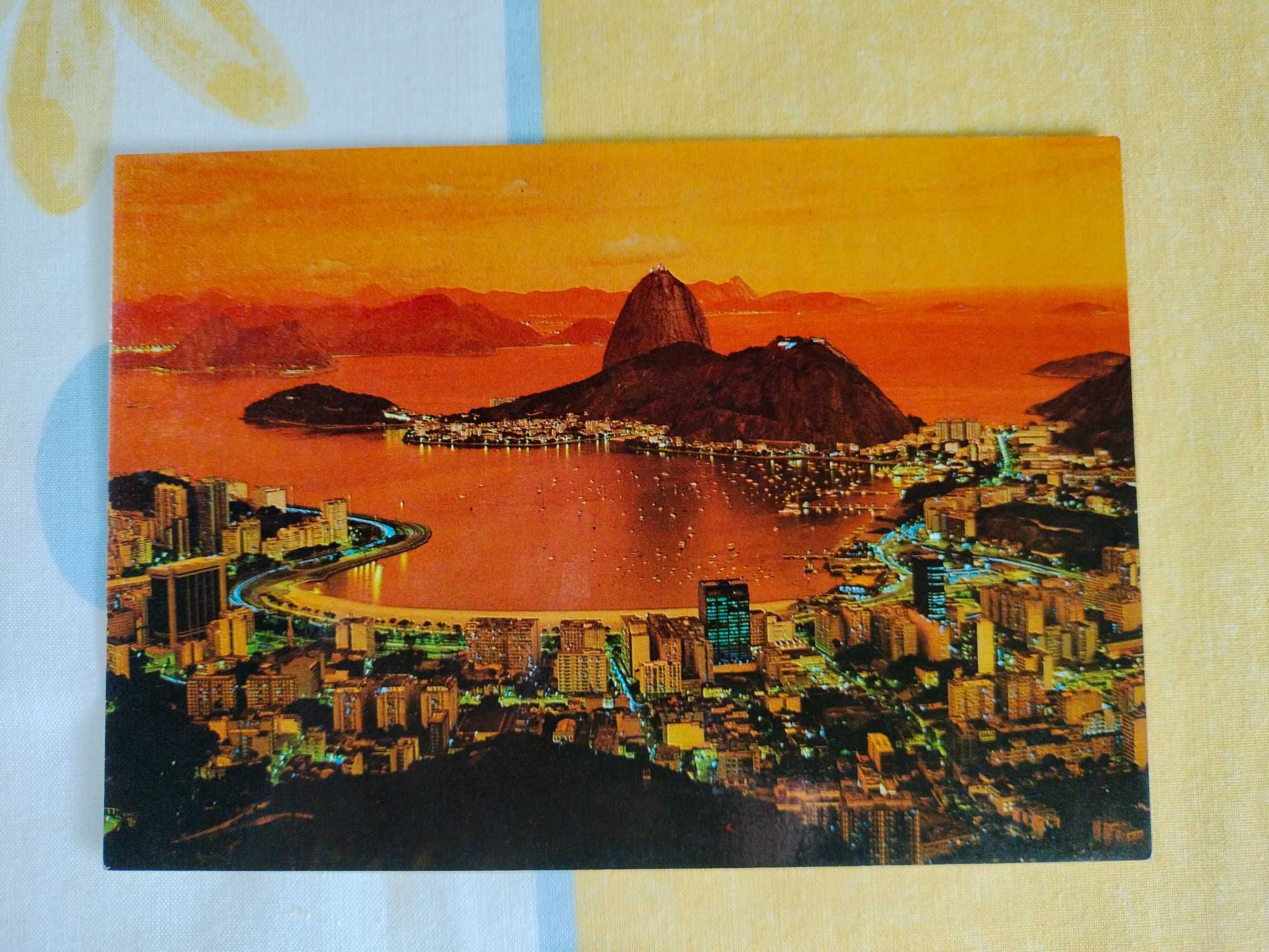 Conjunto 5 Lindíssimos Cartões Postais Vintage Rio de Janeiro