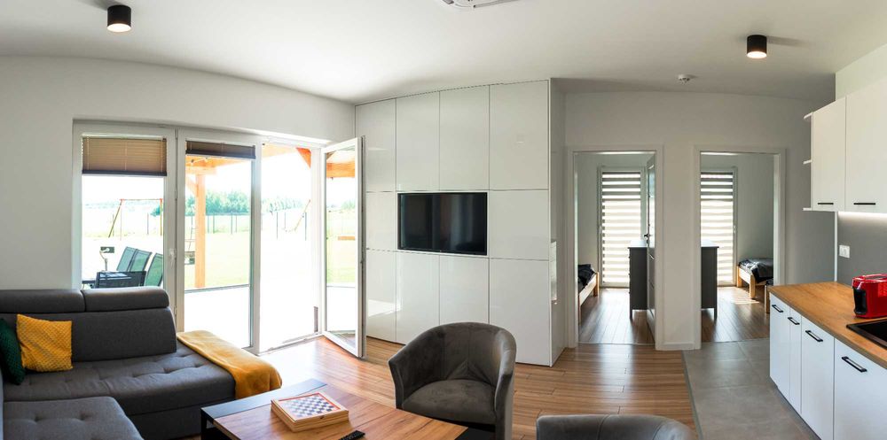 6-12 osoób Domki, Apartamenty na mazurach, caloroczny, balia