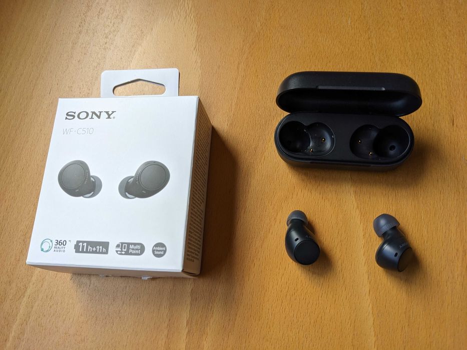Auriculares SONY WF C510 Bluetooth, Como Novos