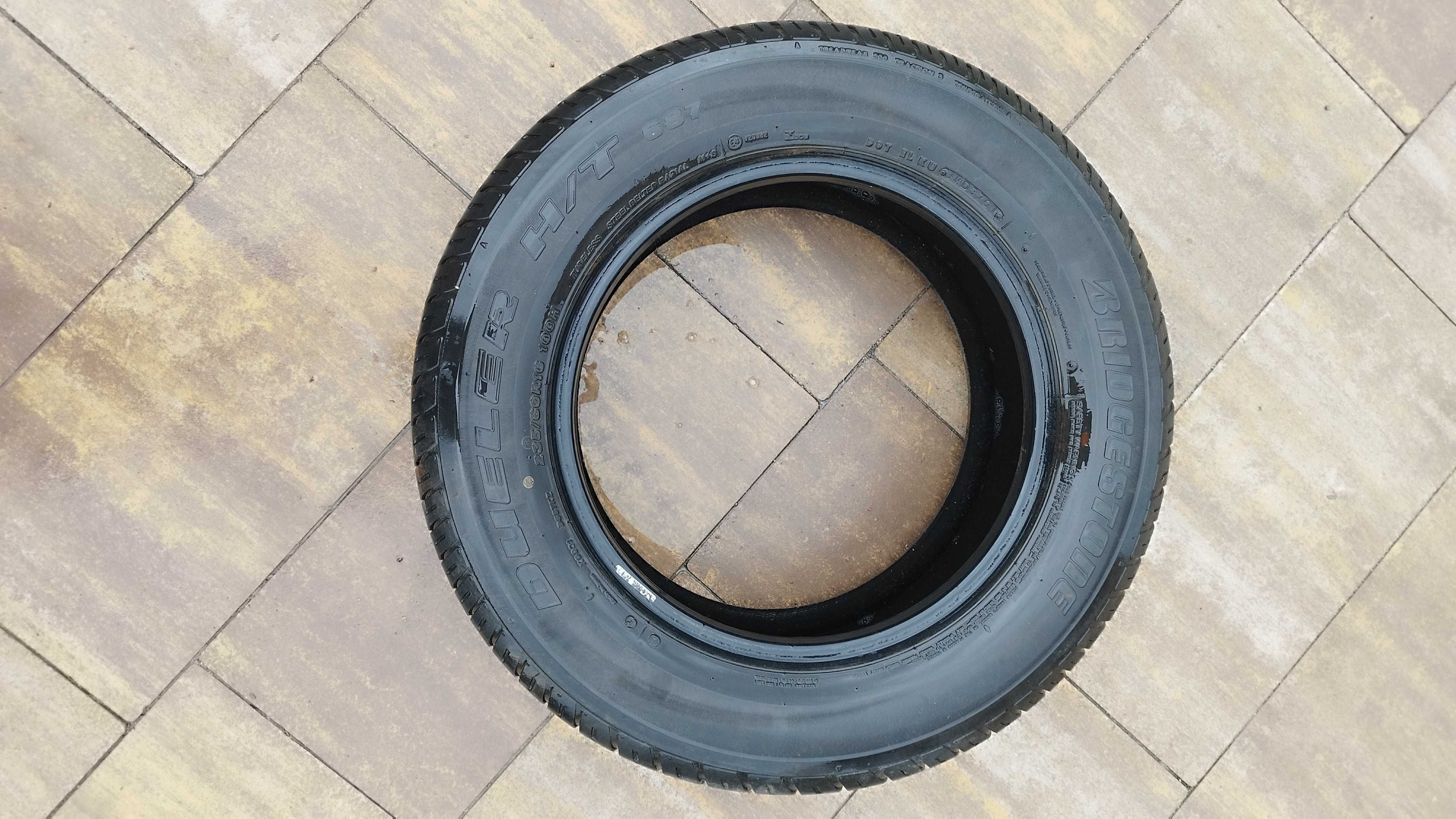 Резина бу 235/60/16 . 1 шт Bridgestone dueler H/T 687.H100.M+S.Всесез!