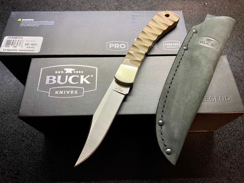 Buck 101 (фікс 110), S35VN. October 2025 Buck of the Month