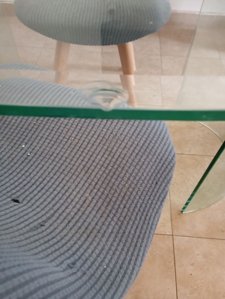 Mesa/ secretária em vidro