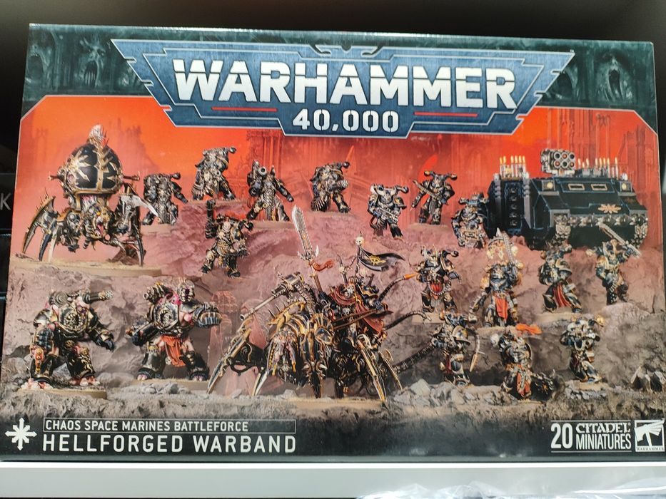 Warhammer 40000 Chaos Space Marines Battleforce - Hellforged Warband