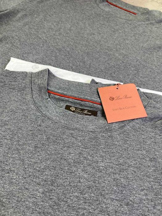 Мужская футболка Loro Piana футболка с вышивкой Лоро Пиана f665
