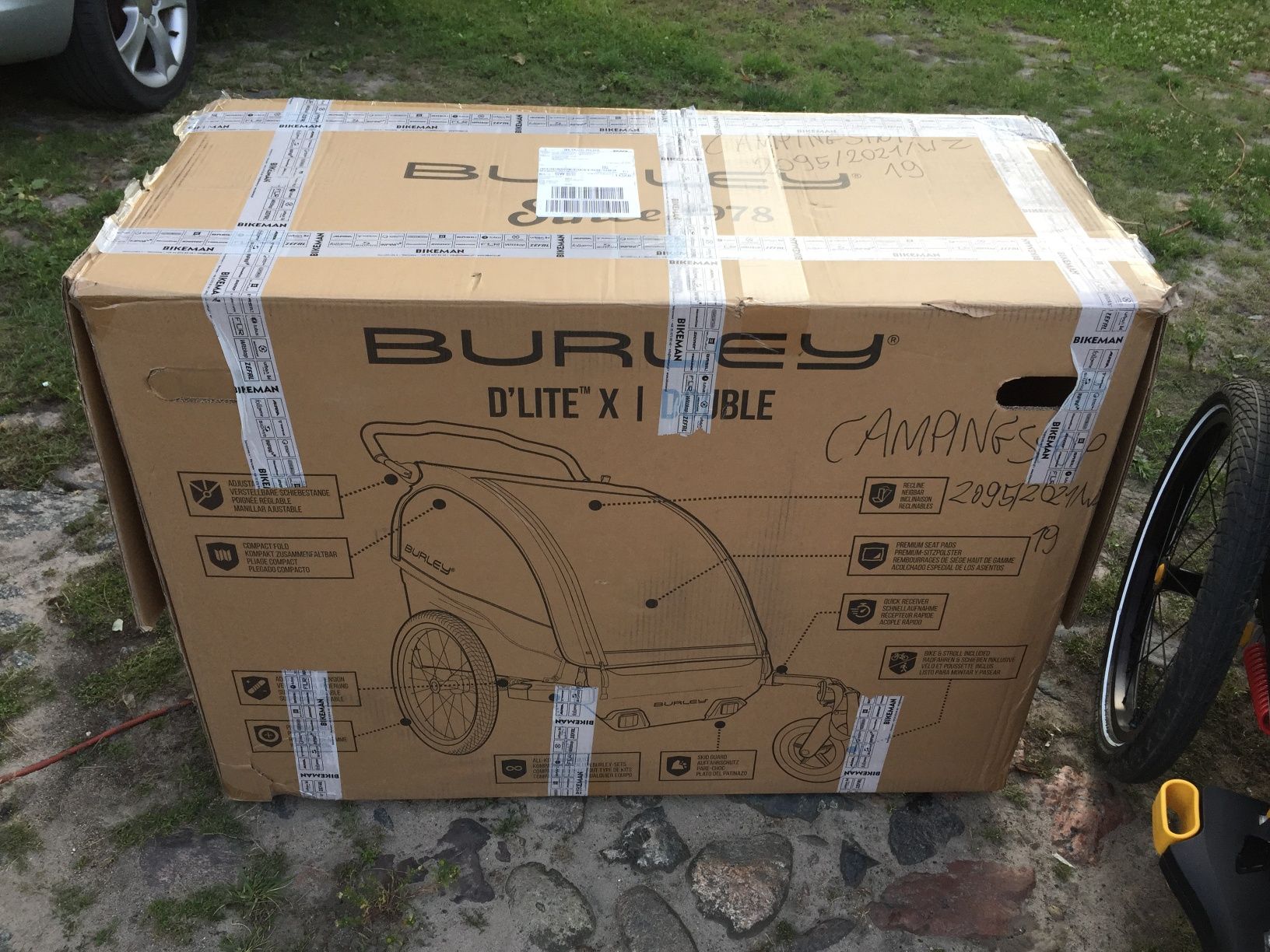 Przyczepka Dziecięca Burley Dlite X Double