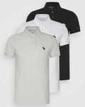 Zestaw 3 koszulek polo abercrombie  r L