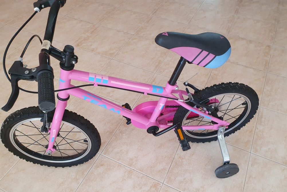 Bicicleta team criança
