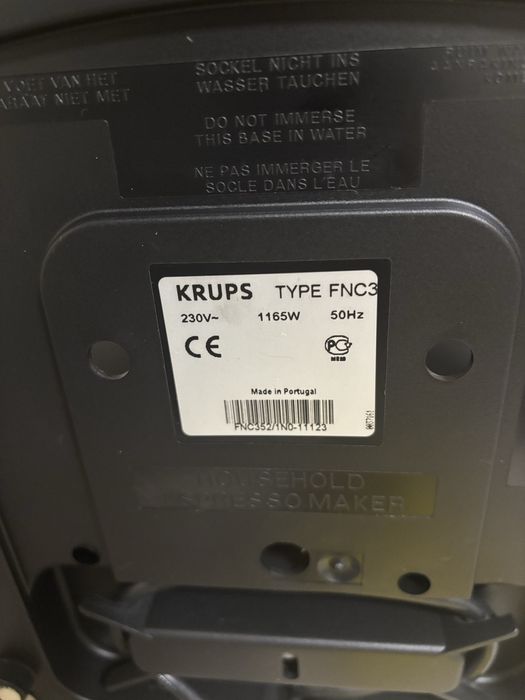 Рожковая кофемашина KRUPS FNC352