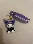 Brelok czarno filoetwo hello kitty