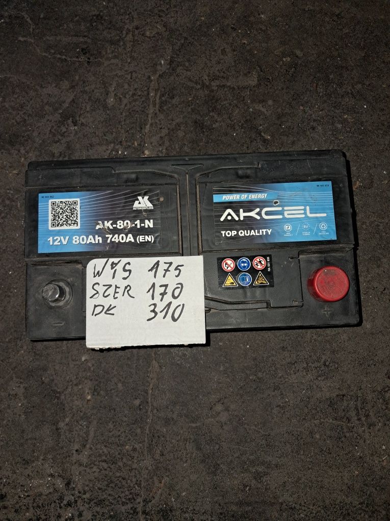 Akumulator 12v 80Ah 740A