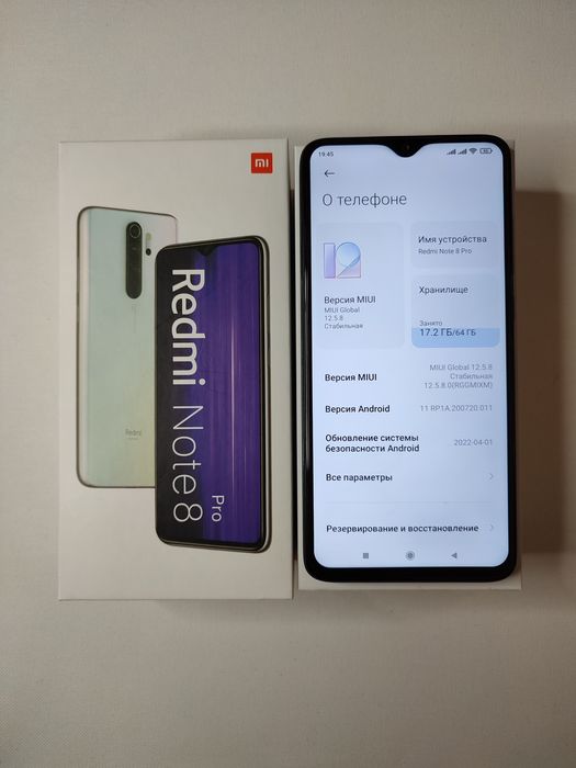 Xiaomi redmi note 8 Pro, 6/64Gb, NFC