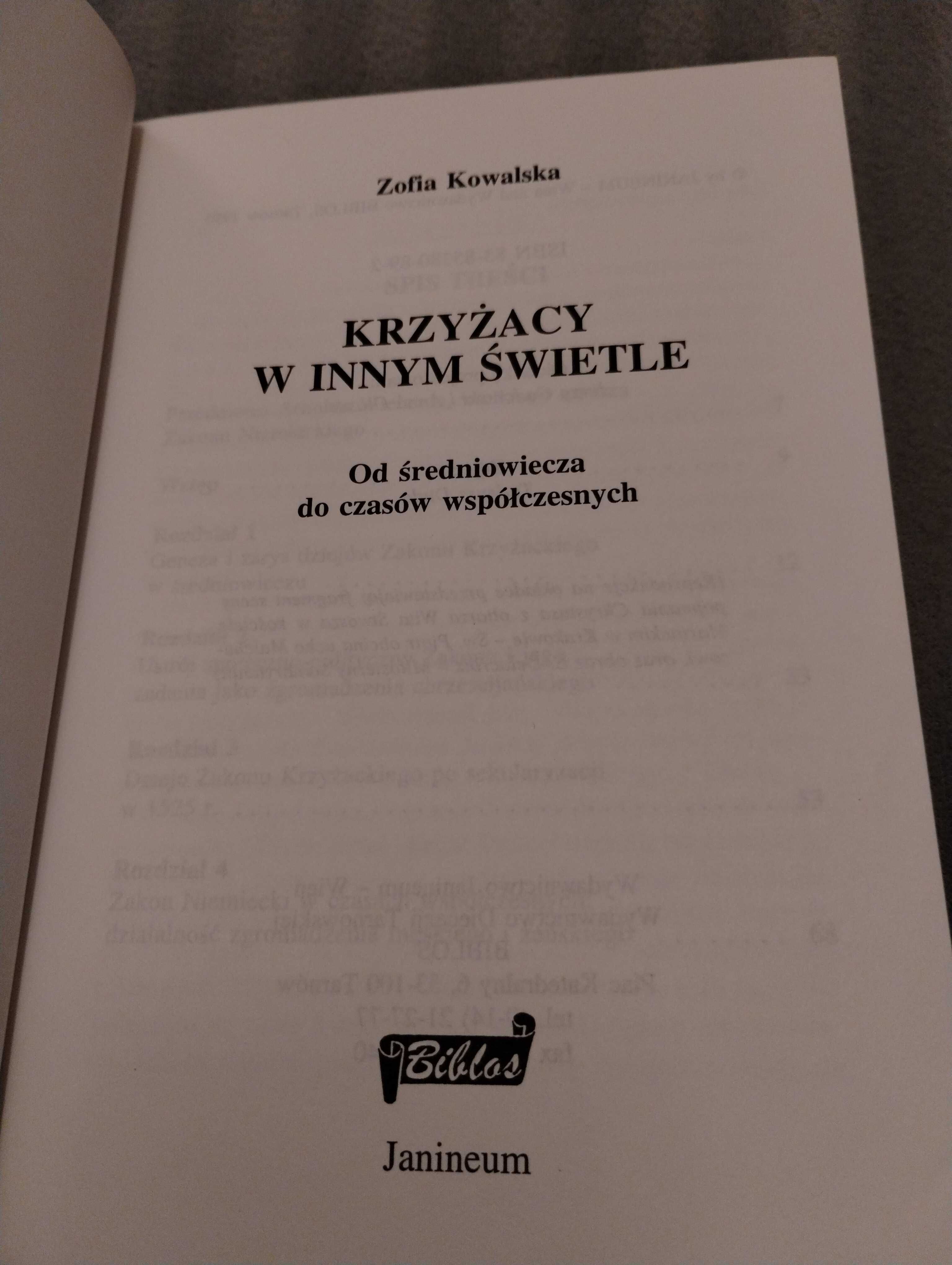 Zofia kowalska - Krzyżacy w innym świetle