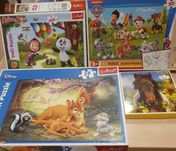Puzzle Psi Patrol, Masza i niedźwiedź, Bambi, Puzzle Koń