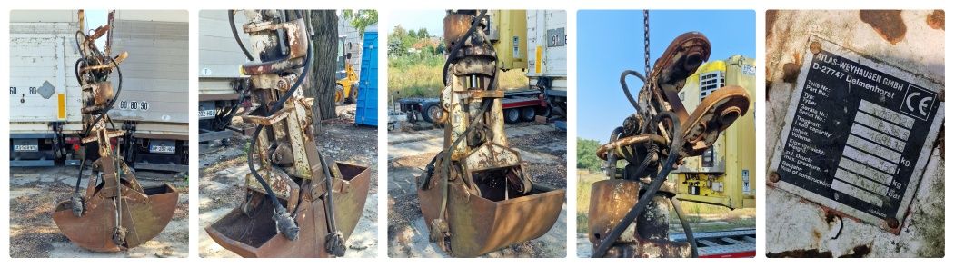 Łyżka podsiębierna skarpówka hydrauliczna chwytak do koparki ładowarki