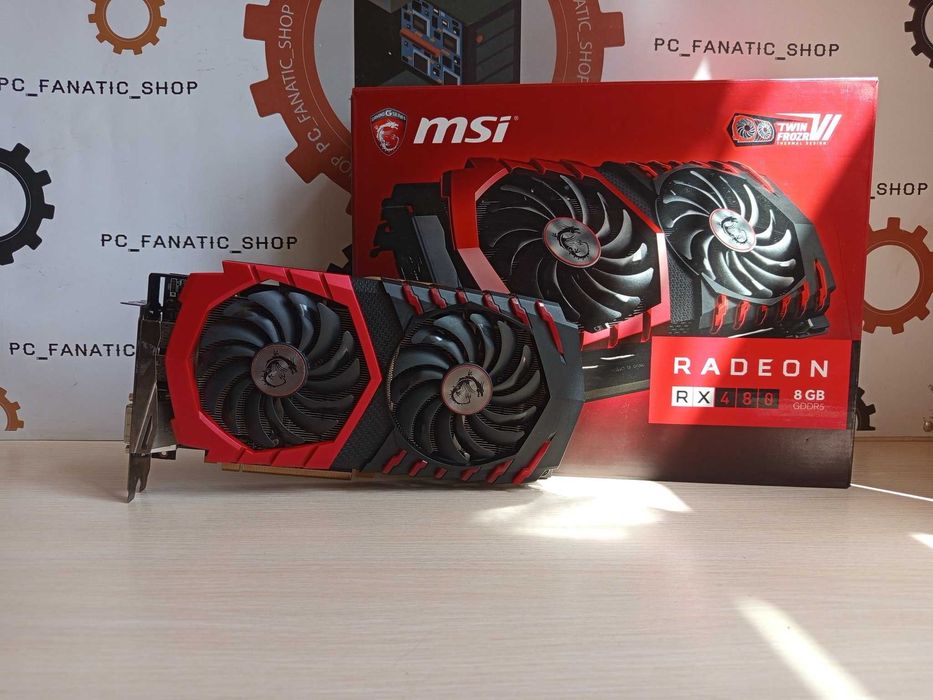 Гарантія/Відеокарта MSI Radeon RX 480 GAMING X 8G/PC_fanatics_shop