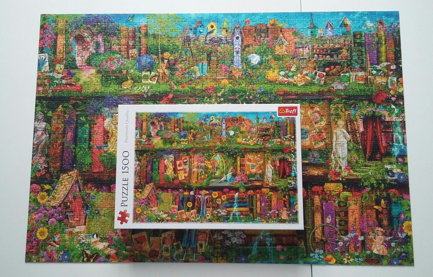 Trefl Puzzle 1500 elementów ułożone jeden raz stan idealny