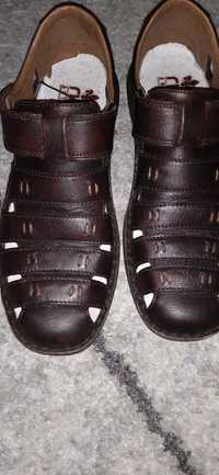 Nowe sandały półsandały rieker 41 ciemny brąz półbuty letni