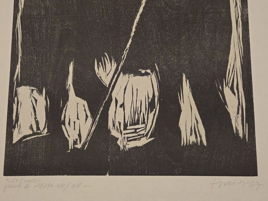 Os Pastores (Astúrias), 1957 de Júlio Pomar
