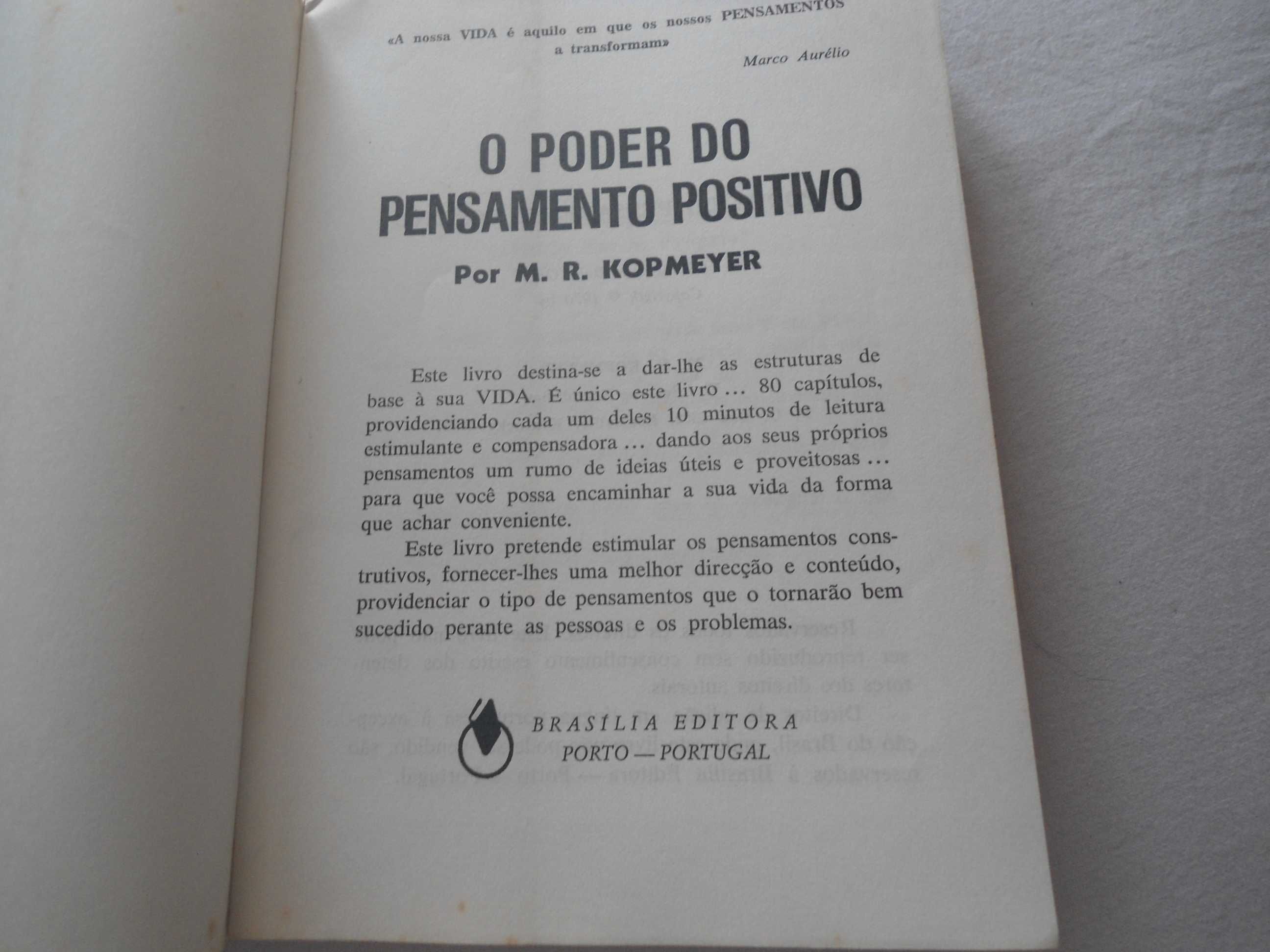 O Poder do pensamento positivo por M. R. Kopmeyer
