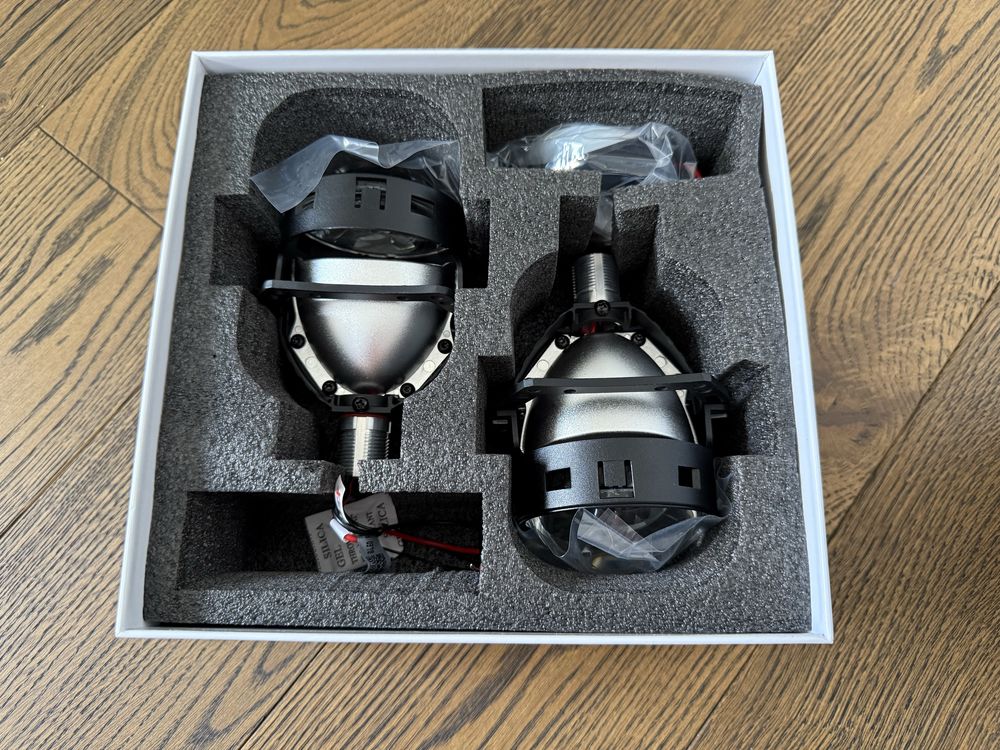 Комплект bi-LED линз driveX EVOLUTION F1S 3.0" 47/53W 6000K (2 штуки)