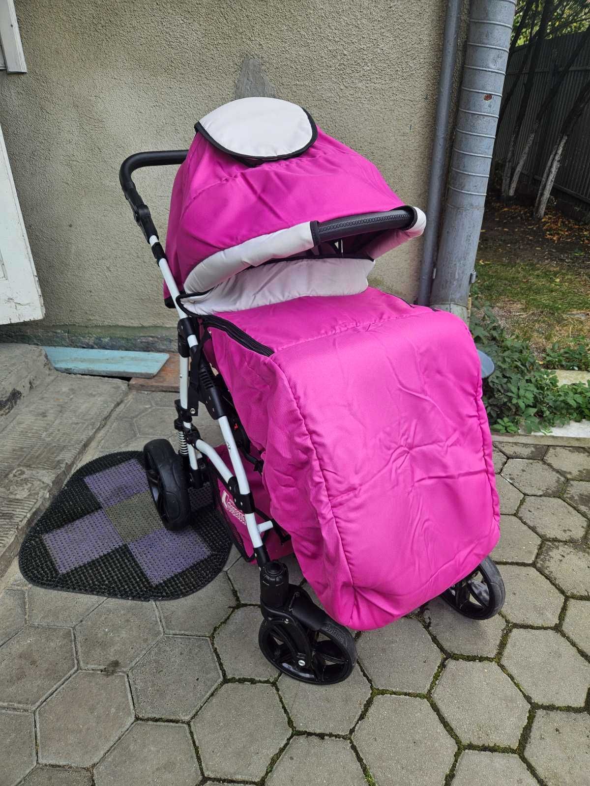 Крісло колісне. Модель CHILD 2. Рожевого кольору