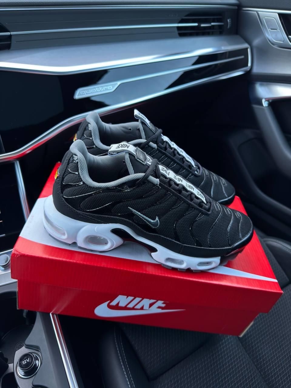 СУПЕР ЦІНА! Nike Air Max TN Plus Black White | Кросівки Найк ТН+