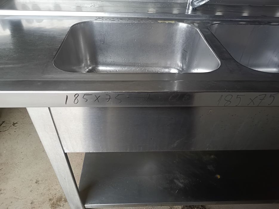 Bancadas inox apoio máquina de lavar