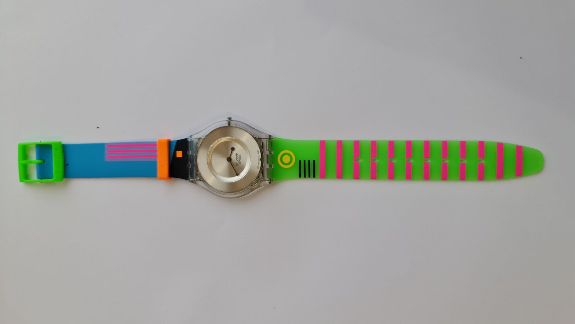 Swatch zegarek neon