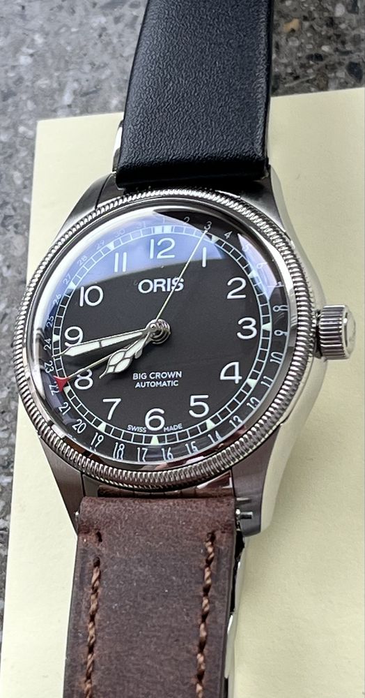 Oris big crown pointer date 36mm 2022 bransoleta + 2 paski full set