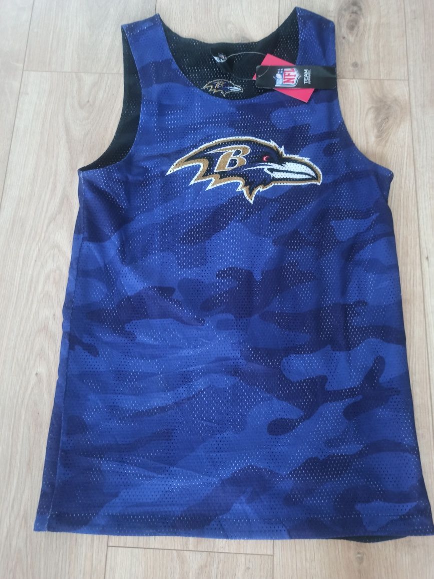 Koszulka na ramiączkach NFL NBA Ravens dwustronna USA