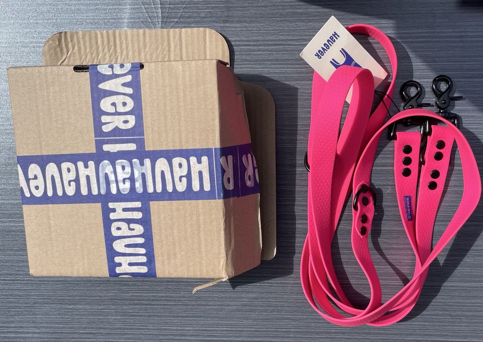 Hauever nowa smycz przepinana Annoying Pink 2,5m,2,5cm