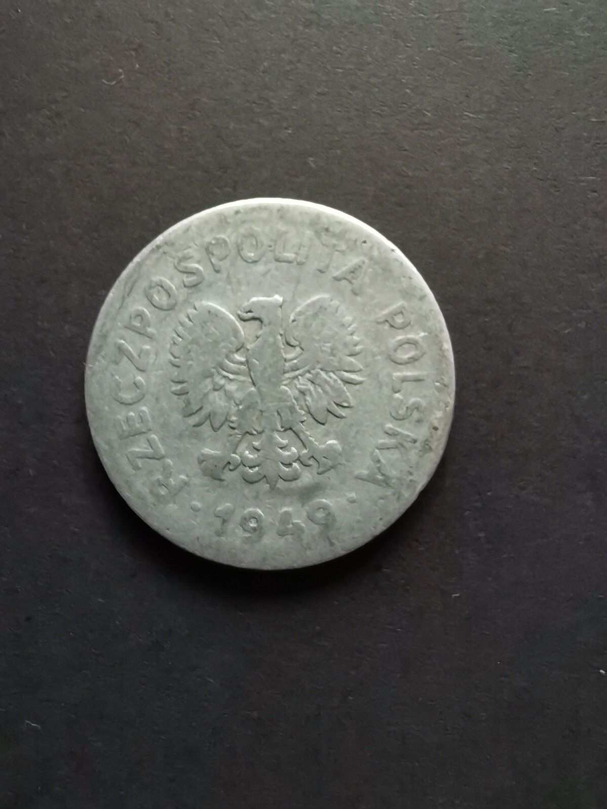 Moneta 1 zł z 1949r.