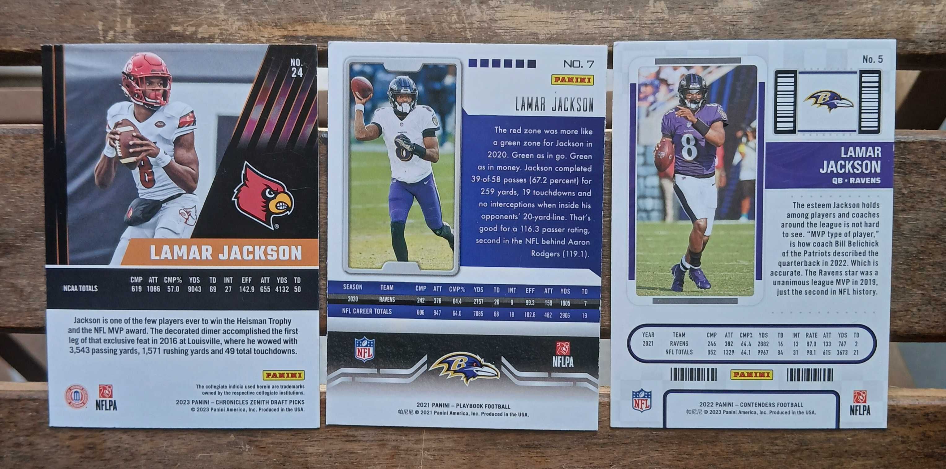 9 Cartas NFL - Tom Brady -Lamar Jackson -Nick Bosa -Patrick Mahomes II