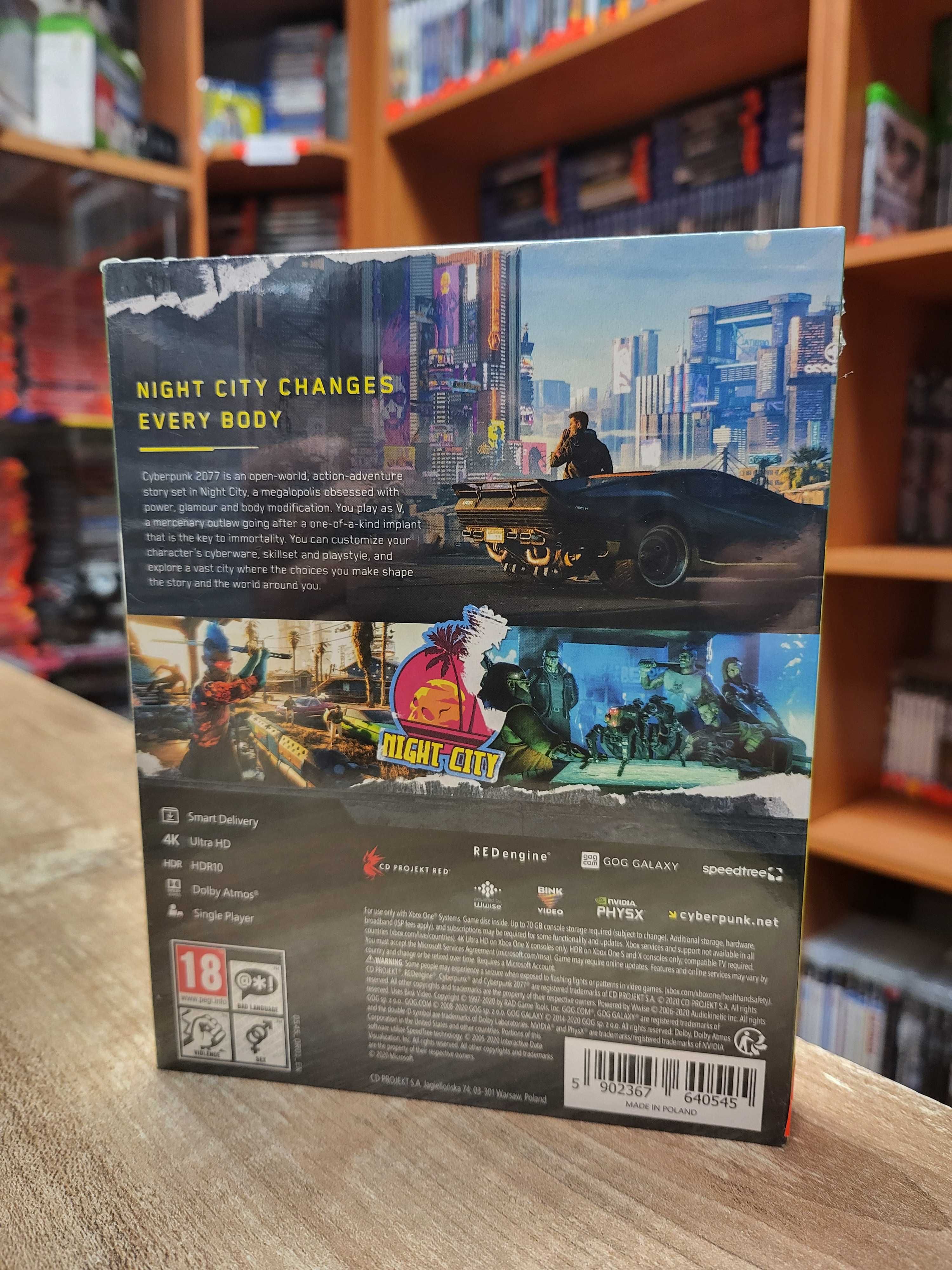 Cyberpunk 2077 PL Dubbing Nowa Xbox One Xbox Series X PL SklepRetroWWA