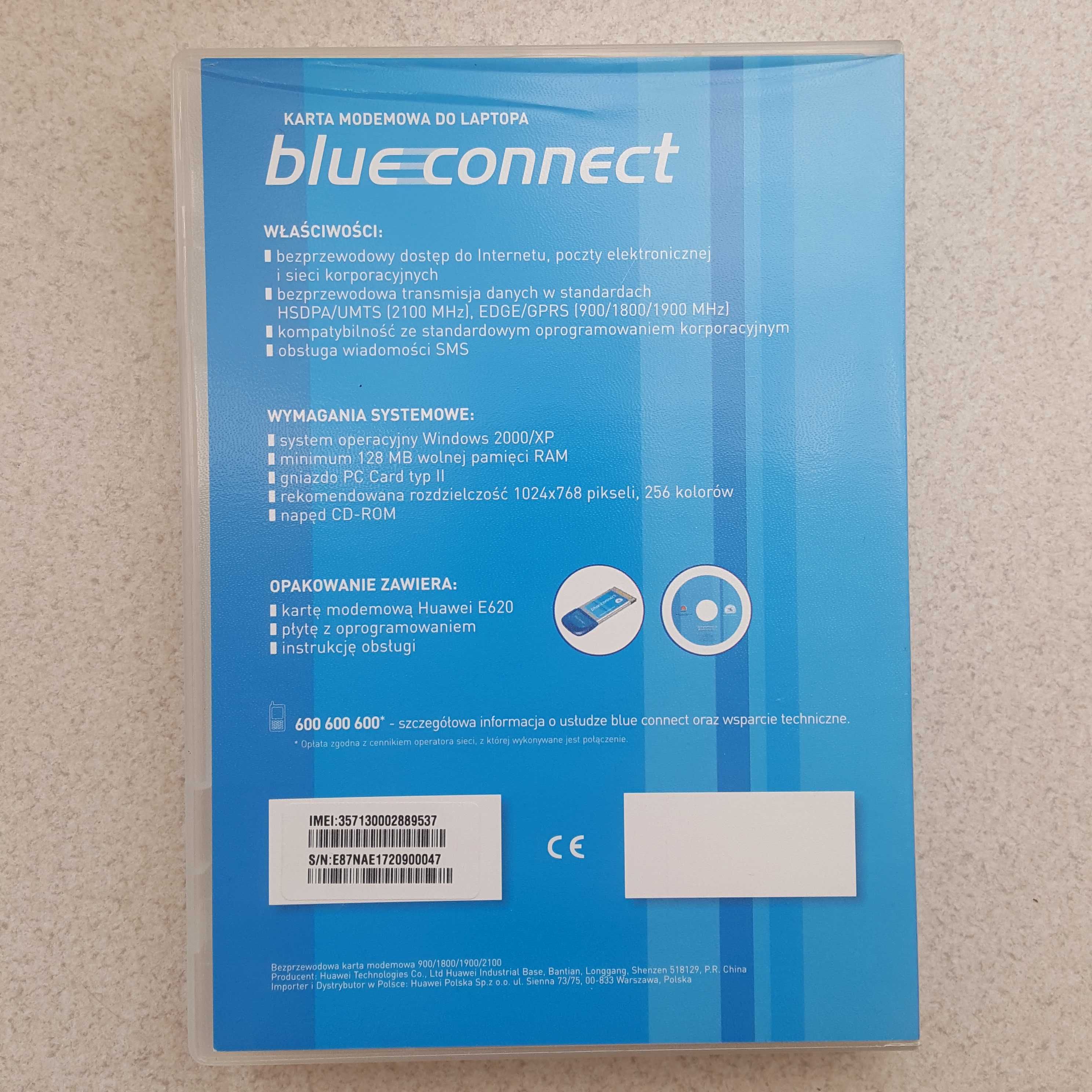 Modem karta modemowa do laptopa PCMCIA - Huawei Mobile Connect E620