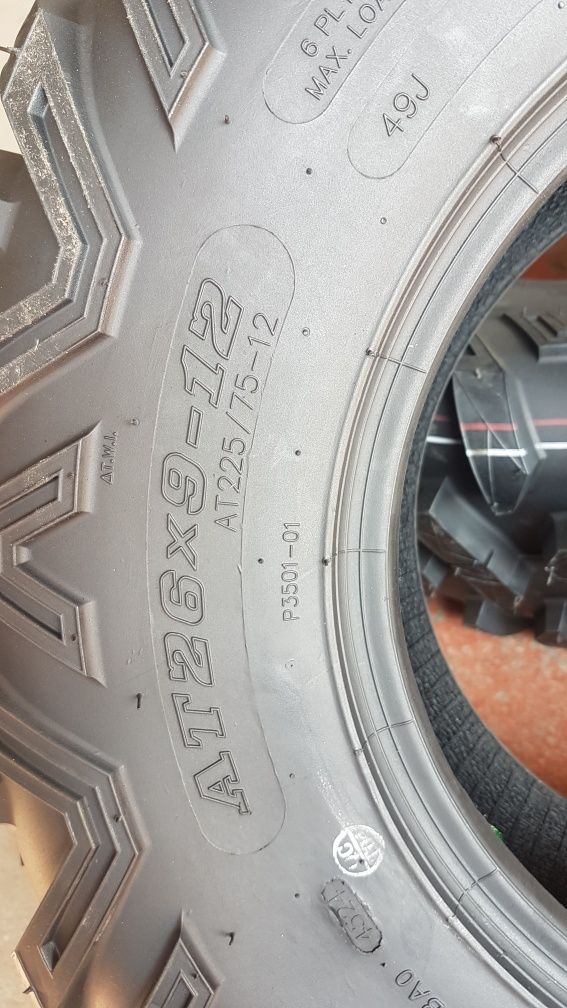 Opony Quad ATV 26x9-12 i 26x11-12 Journey (Jak Maxxis Bighorn)Nowe 25r