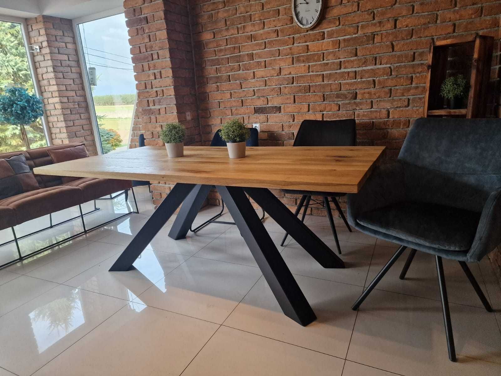 stół dębowy 230x100 lity dąb producent dostępny od ręki